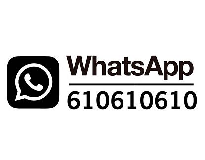 Vinilo WhatsApp para Negocio - QR y Número Personalizado - Corte por Plóter - Fabricado en España - 04776