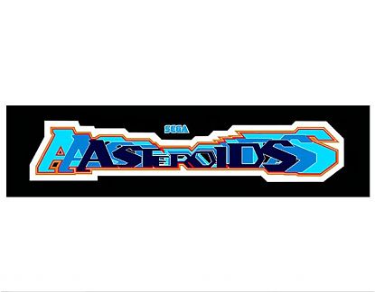  Adhesivo vinilo videojuegos clásicos Asteroids Sega, vinilos bartop arcade, vinilos para bartop con pie, vinilos recreativa 03973