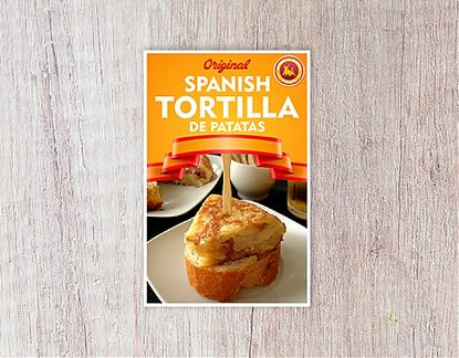 TORTILLA DE PATATAS - Vinilo adhesivo para bares de tapas, restaurantes y negocios de hostelería - restauración 07770