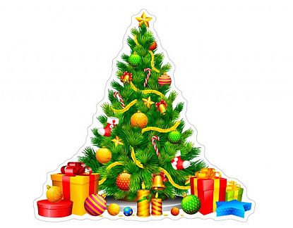  Vinilo de Pared Navidad El Árbol de los Regalos 32 02517