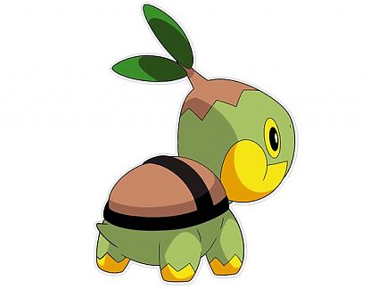 Pegatina de Vinilo adhesivo troquelado Turtwig - Pokémon 02080