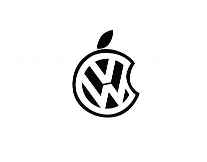  Vinilo adhesivo Volkswagen Apple - Pegatinas, stickers, adhesivos de vinilo para vehículos Volkswagen 07457