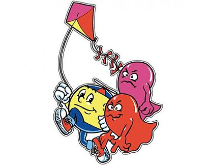  Vinilo Arcade Jr Pac Man bezel - vinilos BARTOP comprar - decoraciones MUEBLES BARTOP - vinilos para bartop con pie 0857