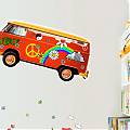  Sticker de Vinilo sobre coches hippy Van 01638