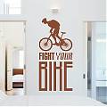  Vinilo Decorativo Bicicleta de Montaña fight your bike 02815