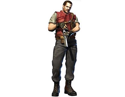 Sticker de Vinilo Barry Burton - Resident Evil 01797