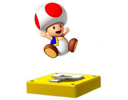 Vinilo Troquelado sobre Mario Bros Tod 2 02297