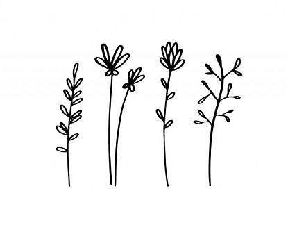  Set vinilos personalizados florales Naturaleza - vinilos decorativos para ventanas 05730
