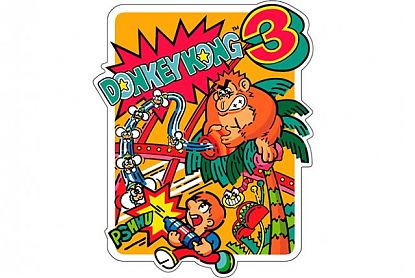  Vinilo Tema Videojuegos Donkey Kong - poner vinilos bartop - vinilos bartop precios - vinilos para maquina arcade 0382