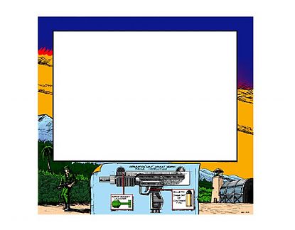 Operation Wolf - Bezel para máquinas recreativas arcade 04183