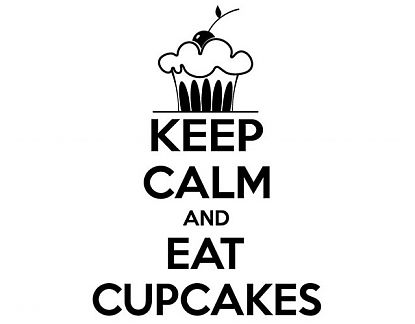  Vinilos Frases y Textos keep calm and eat cupcakes 03260