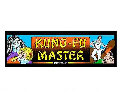  Gráficas originales marquesina Kung-Fu Master, vinilos para kit mueble bartop light,marquesina backlite, marquesina retroiluminada 03970