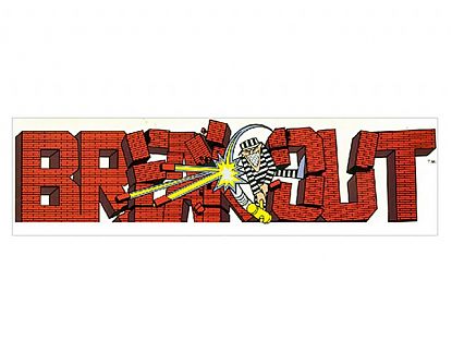 Decoración Arcade “Breakout” – Vinilo Adhesivo Retro para Bartop y Marquesina con Iluminación LED y Laminado Protector 02225