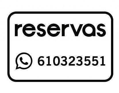  Vinilo decorativo personalizado negocios y locales de hostelería reservas 05551
