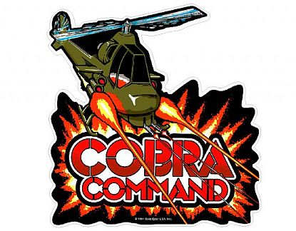  Pegatina Arcade Cobra Command - vinilos BARTOP arcade - decoraciones MUEBLES BARTOP 02230