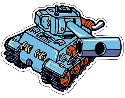  Vinilo Tema Videojuegos Tank Batallion pegatinas gaming, vinilo bartop, maquinas bartop 0447