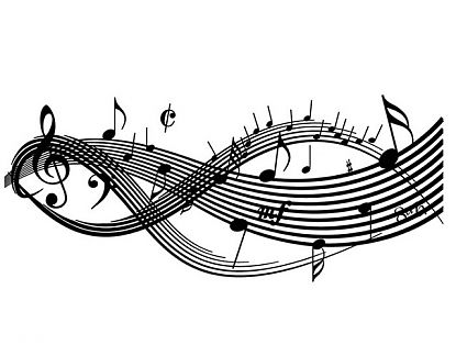  Vinilo decorativo pentagrama musical notas musicales 04843