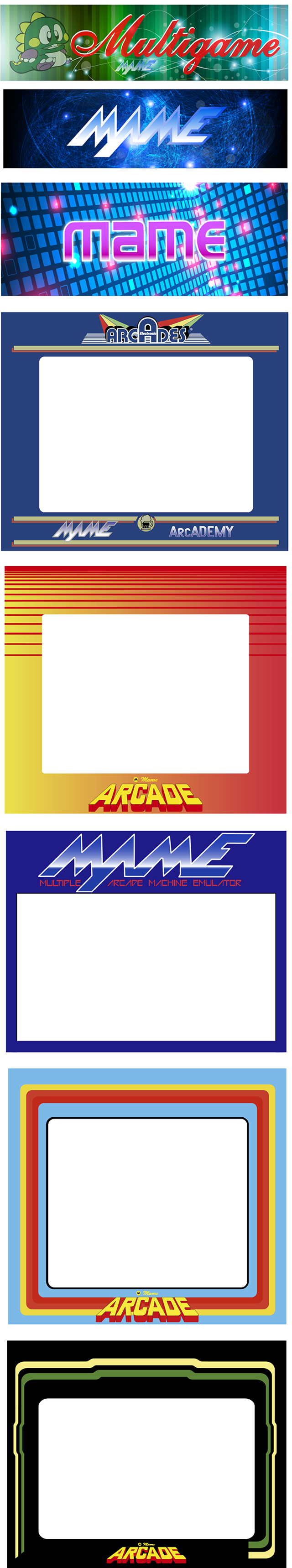 impresión en vinilo adhesivo de artes finales arcade