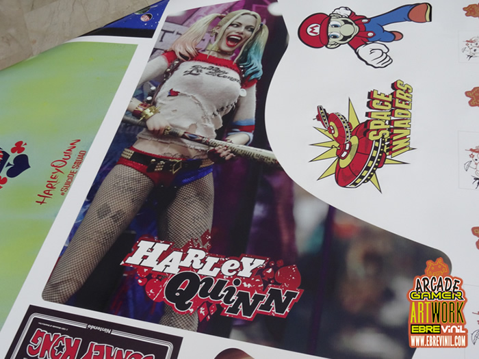 ARTWORK LATERALES MUEBLE BARTOP Harley Quinn