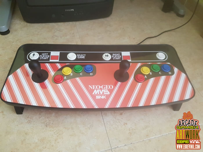 caja de mandos arcade vinilos adhesivos