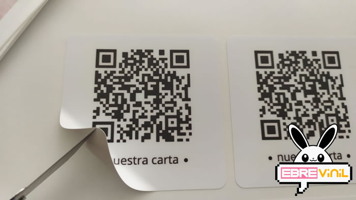 carta digital restaurantes vinilos adhesivos - CÓDIGO QR