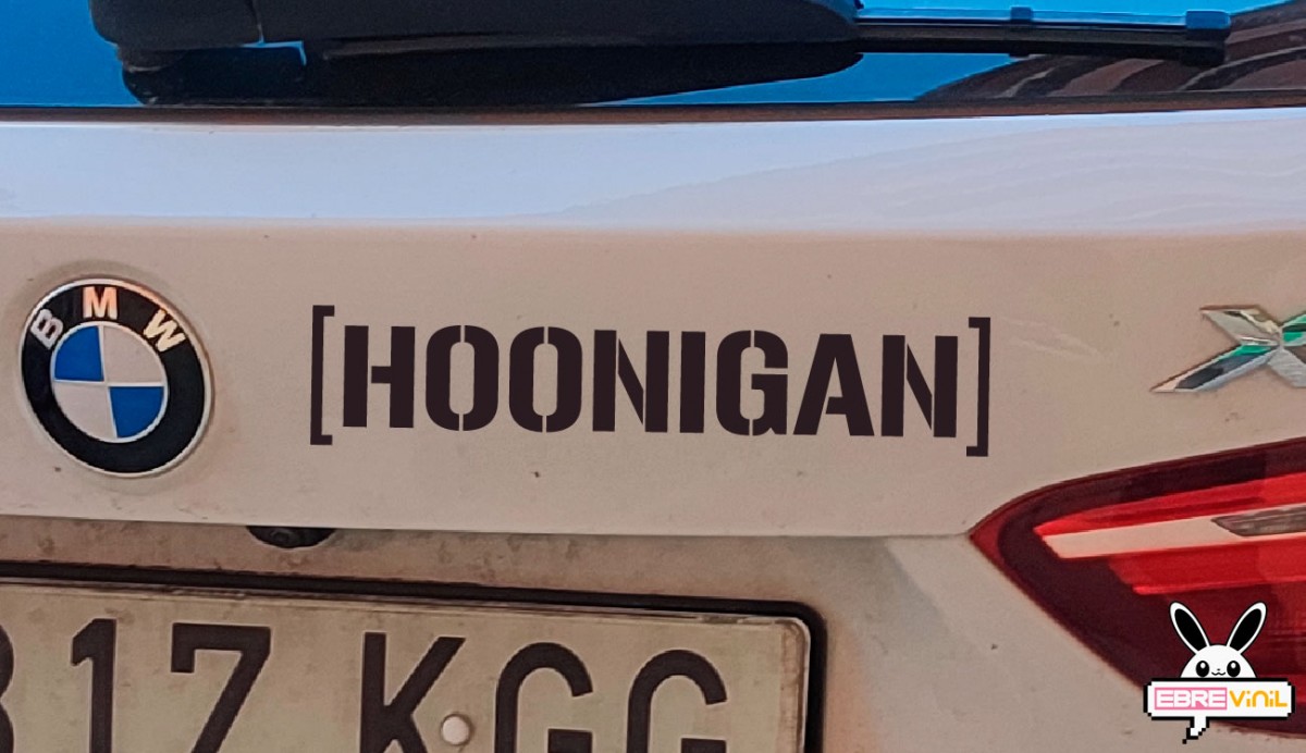 hoonigan vinilo adhesivo coches