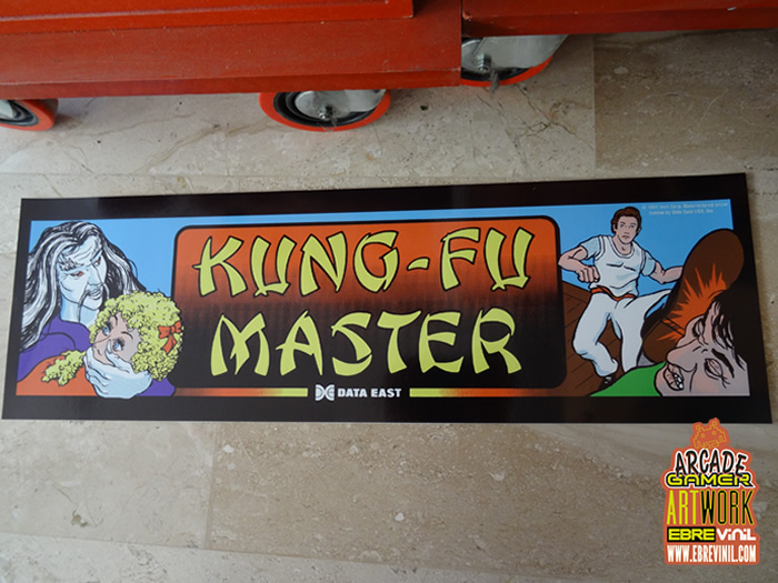 kit vinilo marquesina bartop kung fu master