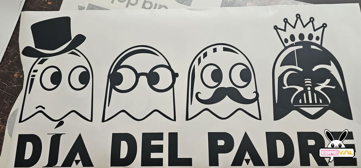 pegatinas dia del padre escaparates