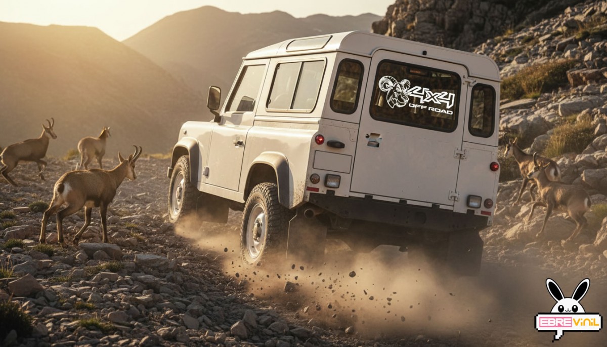 pegatinas land rover 4x4
