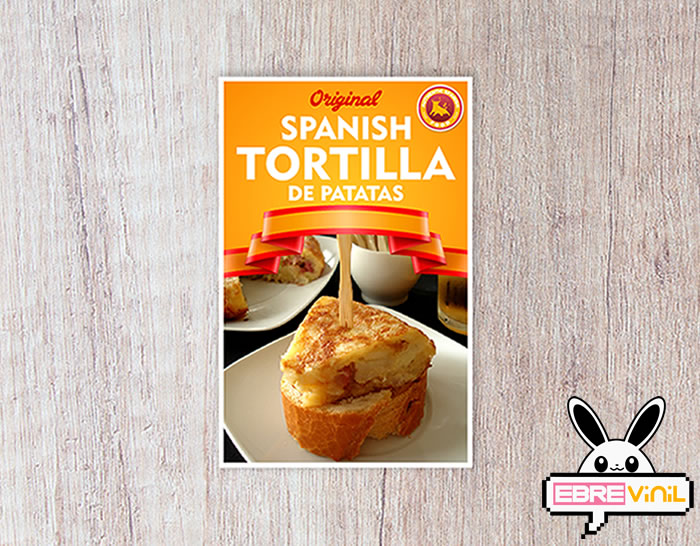 tortilla de patatas vinilos adhesivos