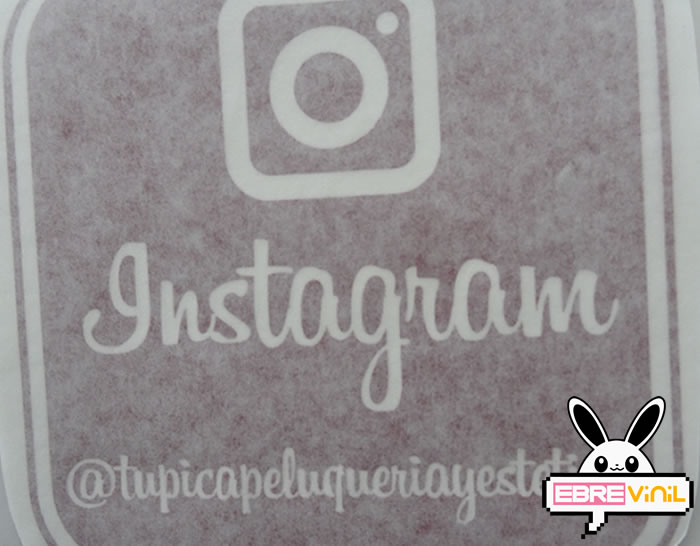 vinilo decorativo personalizado instagram