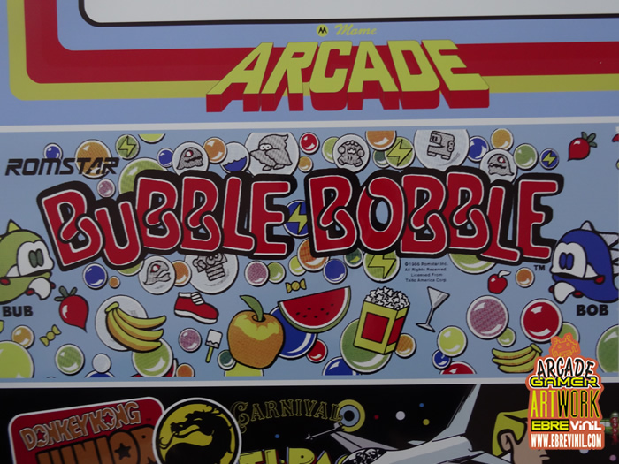 vinilos arcade bubble bobble