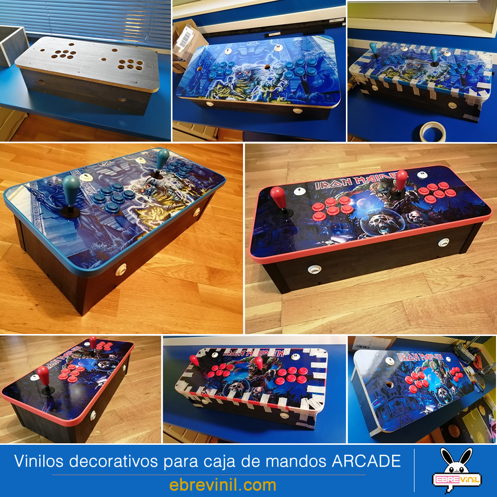 vinilos decorativos arcade bartop caja de mandos