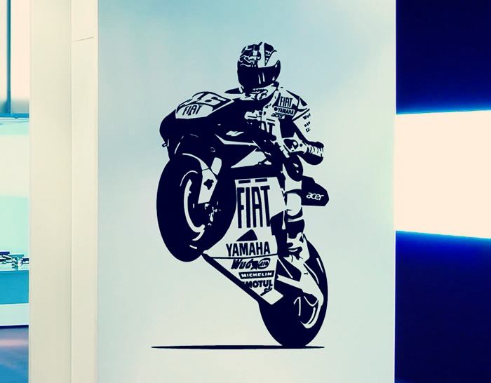 Valentino Rossi Moto GP vinilos