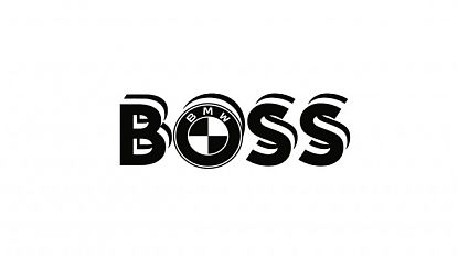  Vinilo BOSS para BMW · Corte por Plóter · Negro Mate o Color Personalizado · Apto Exterior 09852
