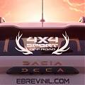  Vinilo adhesivo 4x4 SPORT OFF ROAD — Diseño con cornamenta de ciervo para estética aventurera y todoterreno 09835