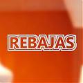  Vinilo adhesivo de gran visibilidad para la promoción de REBAJAS 05095