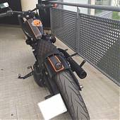 Máscaras de vinilo para la decoración de una Harley Davidson