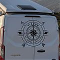  Vinilo para caravana VIAJAR ES SOÑAR DESPIERTO - Pegatinas para Caravanas y Vinilos para Camper, furgonetas y autocaravanas 07730