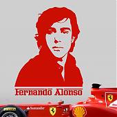 Vinilo Adhesivo Decorativo Fernando Alonso