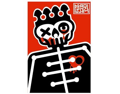  Sticker adhesivo de vinilo Pearl Jam Riot Act King Skull 01679