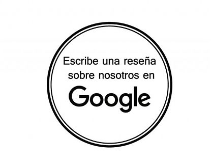  Vinilo Reseña en Google para Negocio - QR Personalizado - Corte por Plóter - Fabricado en España - 05553