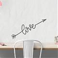  Vinilo decorativo de temática romántica LOVE 06269