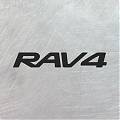  Vinilo Adhesivo Logotipo RAV4 Toyota - Vinilo de Corte Personalizable - PVC Resistente UV para SUV 09264