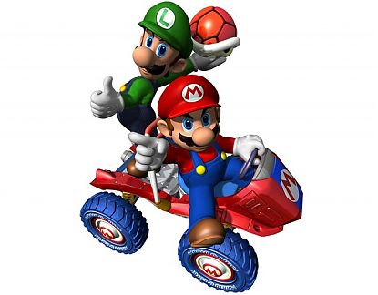  Sticker de Vinilo Super Mario Kart 2 01834