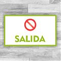  SALIDA - Vinilo adhesivo especial para pegar en suelos - vinilo adhesivo antideslizante para suelos 07247