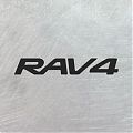  Vinilo Adhesivo Logotipo RAV4 Toyota - Vinilo de Corte Personalizable - PVC Resistente UV para SUV 09264