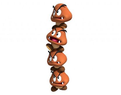  Adhesivo de vinilo Super Mario 3D - Enemigos 02328