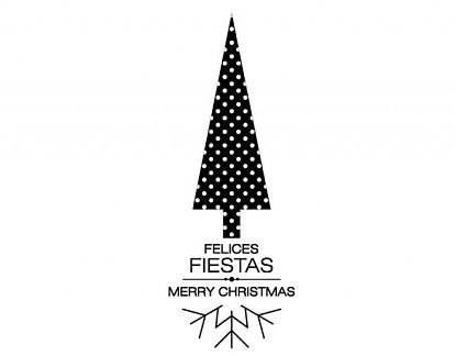 Decoración de Navidad con vinilos decorativos - ARBOL DE NAVIDAD - Vinilo para escaparates, decoración Navidad Merry Christmas 07482