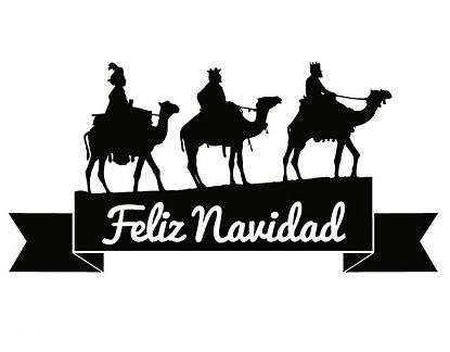  Vinilos para la decoración navideña Los Tres Reyes Magos 04056